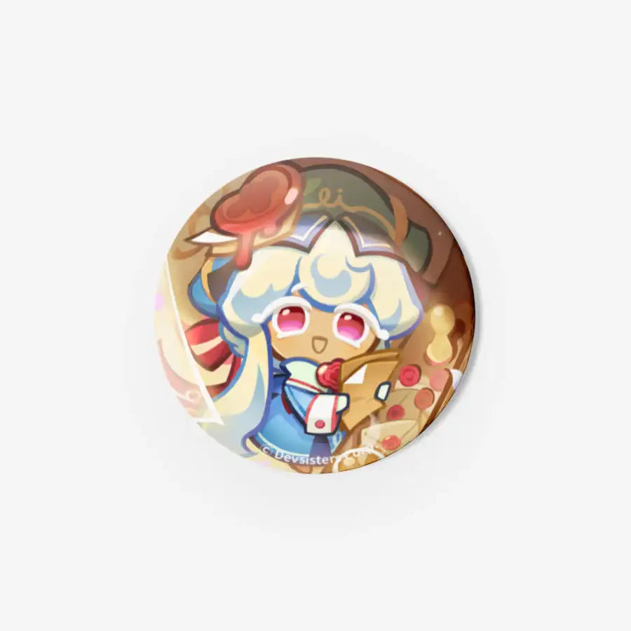 Cookie Run : Oven Break - Saint Honoré Cookie (Skin) Cookie Pin Button - Marpple Shop - Pin Button - Harumio