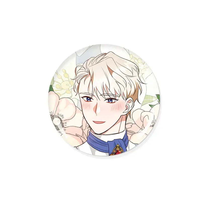 Can't Go Too Far With the Unrelenting Duke - Round Pin Button Set - Webtoon Shop - Pin Buttons - Harumio