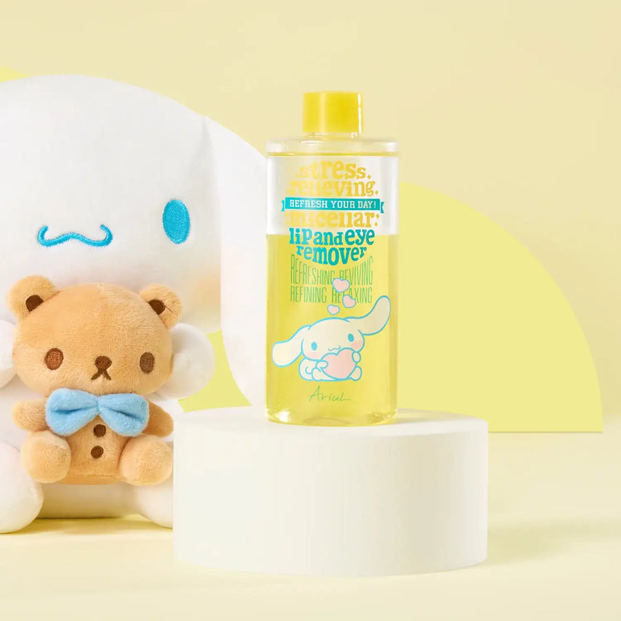 Ariul x Cinnamoroll - Stress Relieving Micellar Lip and Eye Remover - Ariul x Cinnamoroll - lip and eye remover - Harumio