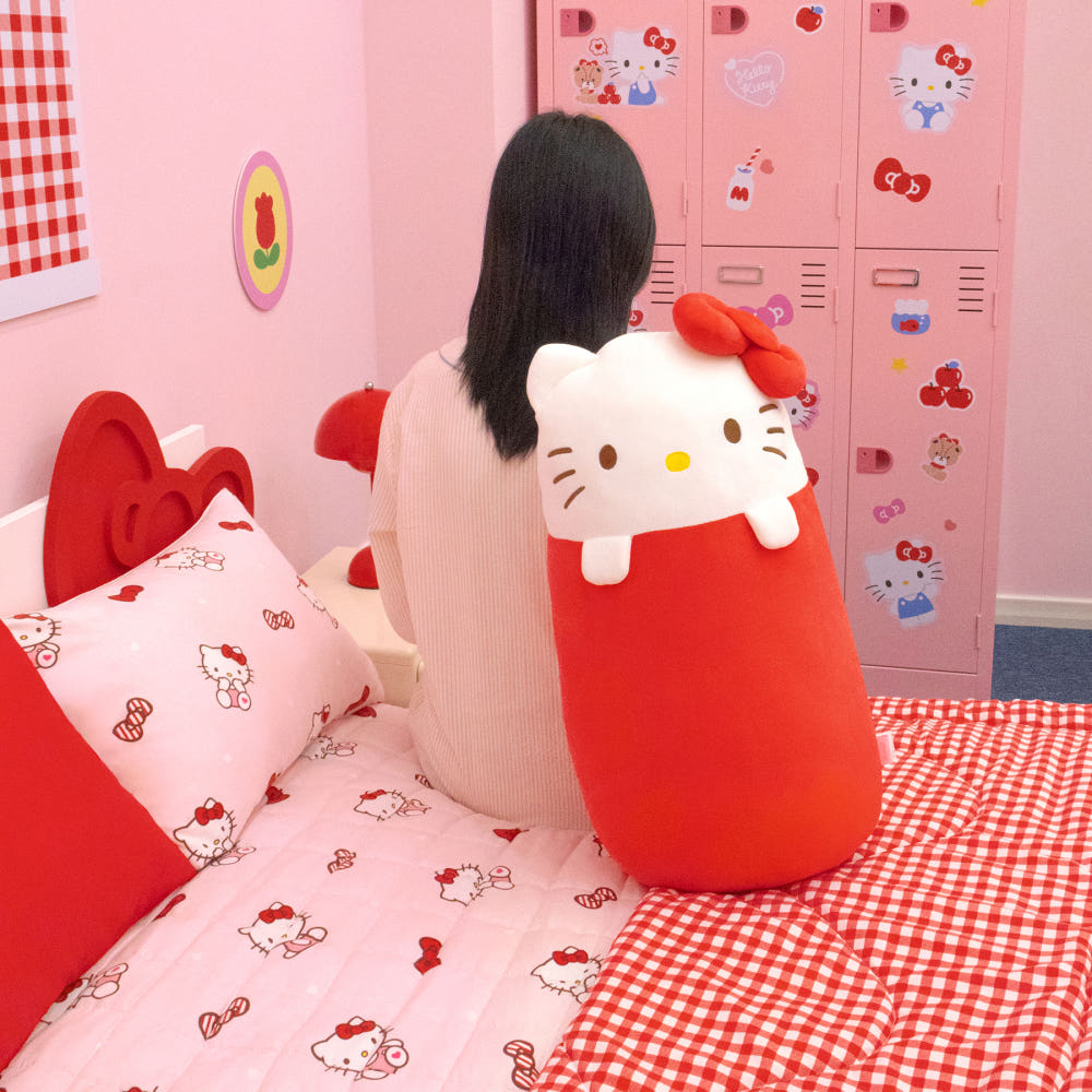NARA HOME DECO x Hello Kitty - Chubby Body Pillow Red Classic