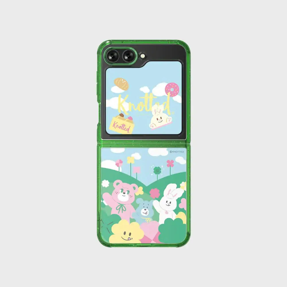 SLBS - Knotted Friends Flip Suit Phone Case (Galaxy Z Flip5) - SLBS - Home & Living, Accessories - Harumio