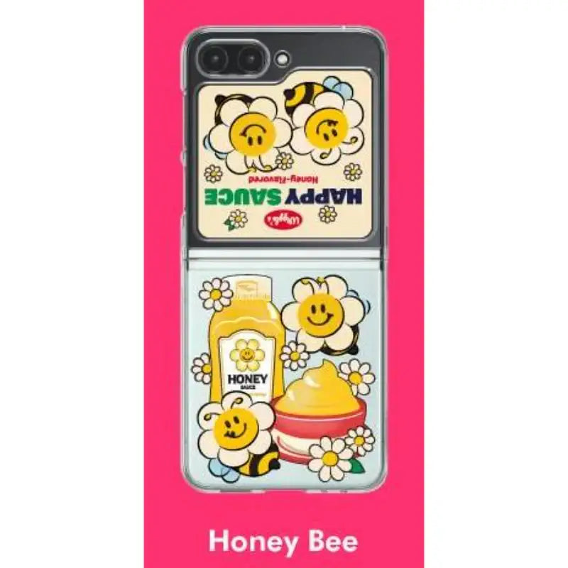 Wiggle Wiggle - Galaxy Z Flip 5 Transparent Case - Wiggle Wiggle - Phone Case - Harumio