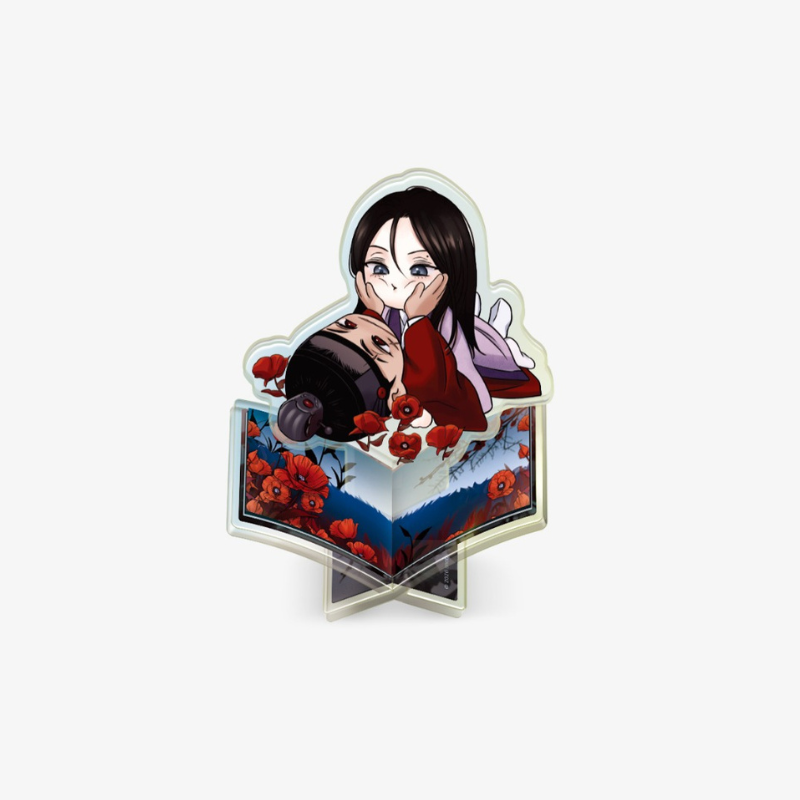 Steel Under Silk - Mini Pop-up Book Acrylic Stand