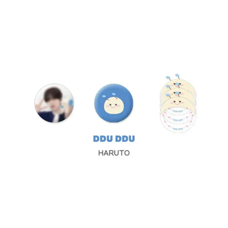 TREASURE - Funny Treasure - Can Badge & PVC Cover Set - TREASURE - Badge - Harumio