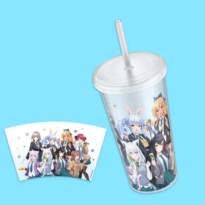 hololive x ANIPLUS - Transparent Tumbler - ANIPLUS - Tumbler - Harumio