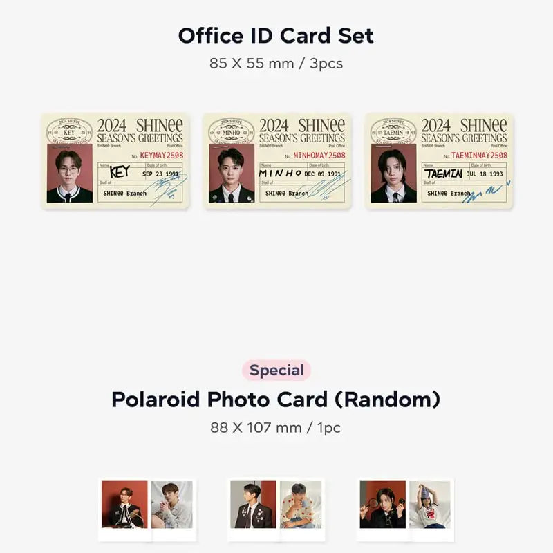 SHINee - 2024 Season's Greetings - SM Entertainment - Merchandise - Harumio