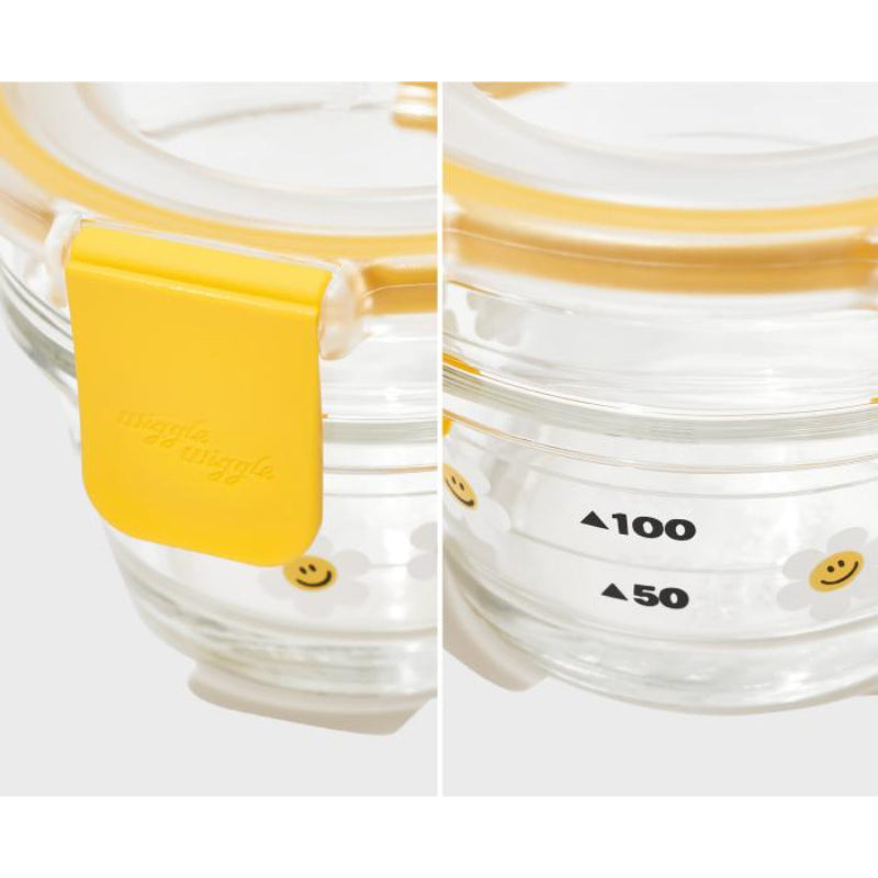 Wiggle Wiggle x Glasslock BABY - Baby Food Container Set