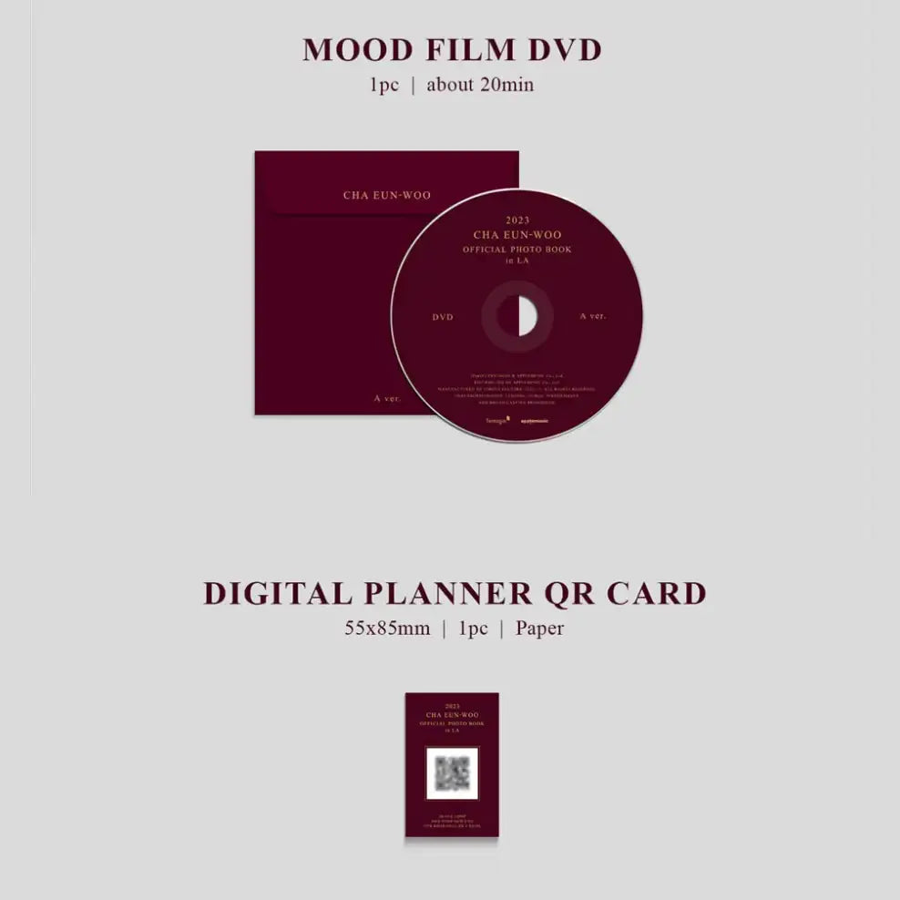 Cha Eun-Woo (ASTRO) - 2023 Official Photo Book in LA (A ver.) - Apple Music Co., Ltd. / Fantagio - Merchandise - Harumio