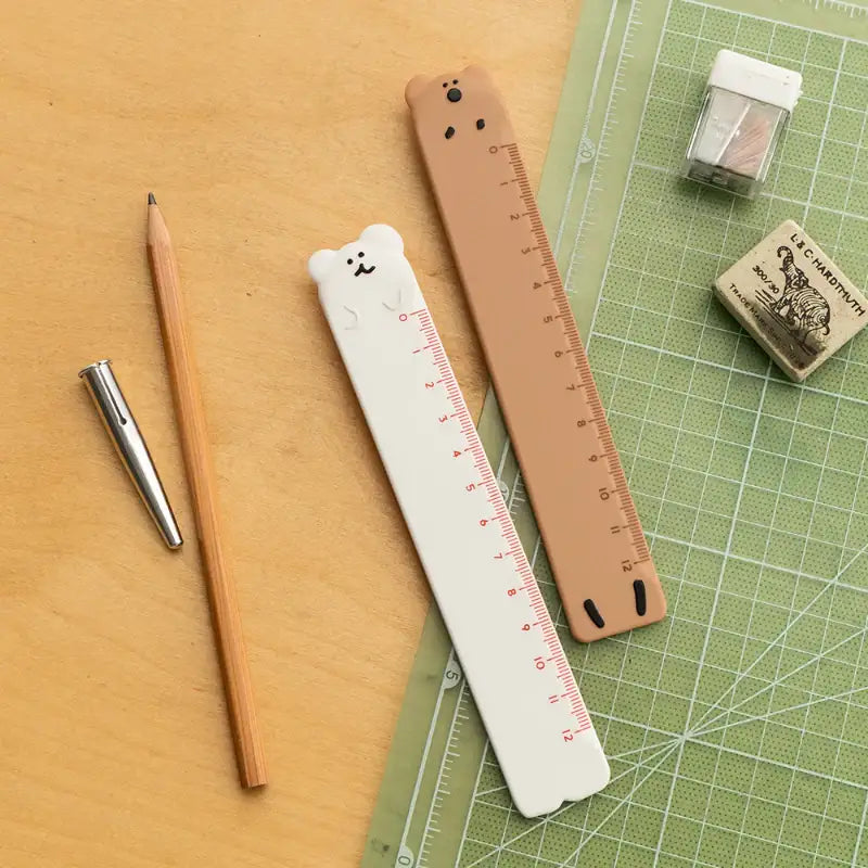 Dinotaeng - Quokka & BOBO 12cm Stick Ruler - Dinotaeng - Rulers - Harumio