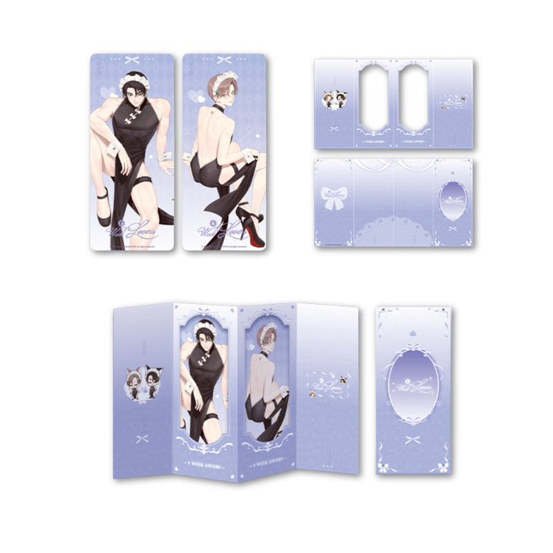 4 Weeks Lover - Daylight Notes Series – Folding Screen-Style Card Set