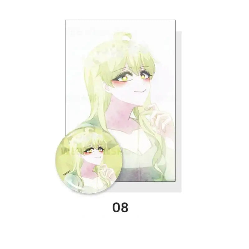 Surplus Commando - Postcard & Pin Button Set - Webtoon Shop - Accessories, Stationery - Harumio