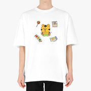 Timid Tiger Coco - Coco in Shock Premium Cotton Adult T-shirt - Marpple Shop - T-Shirt - Harumio