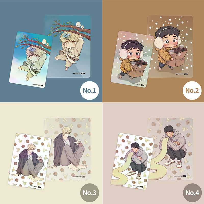 The Sacred Serpent's Seduction - Photocard Collection 8 Types (Random) - Webtoon Shop - Photocard - Harumio