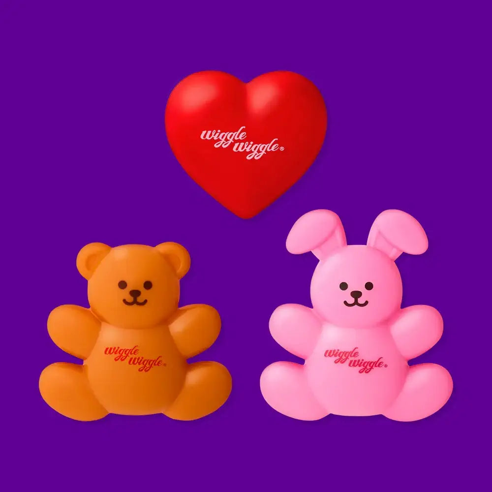 Wiggle Wiggle - Bear & Bunny Big Magnet Clip Set - Wiggle Wiggle - Magnet Clip - Harumio