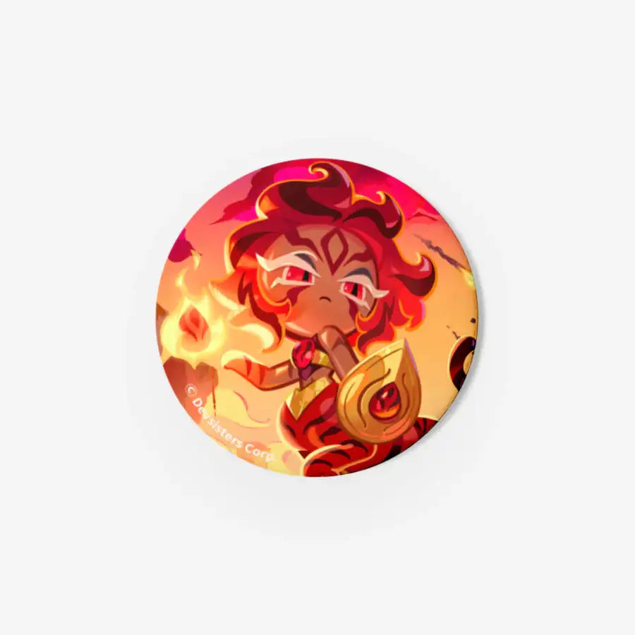 Cookie Run : Kingdom - Nutmeg Tiger Cookie Pin Button - Marpple Shop - Pin Button - Harumio