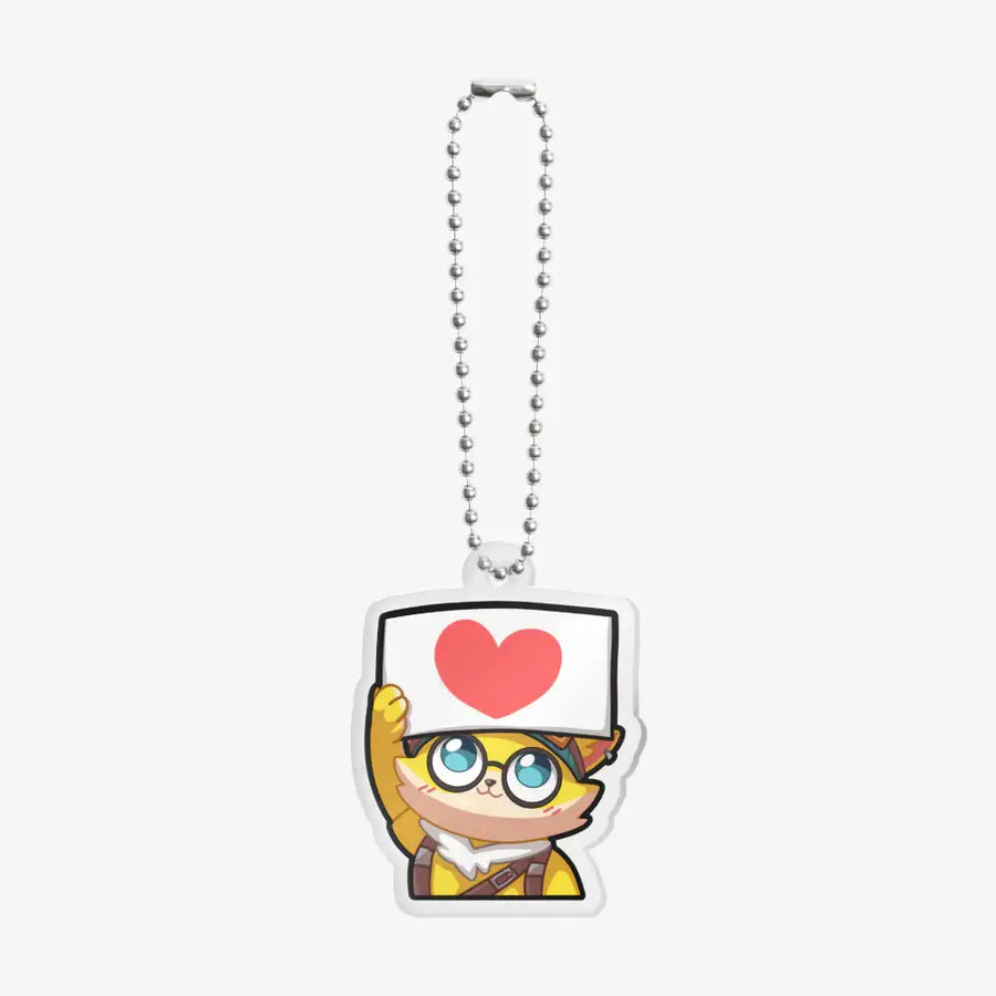 GRKim - Kim Geuk Rak Heart Keychain - Marpple Shop - Keychain - Harumio