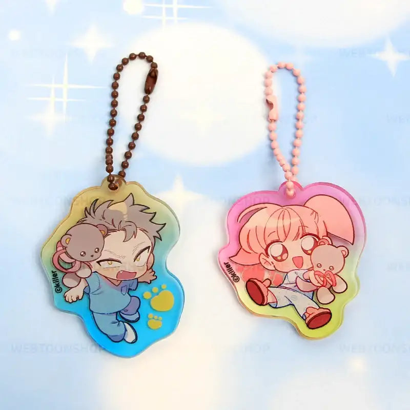 Teddy Bear - Acrylic Keyring Charm - Webtoon Shop - Acrylic Keyring - Harumio
