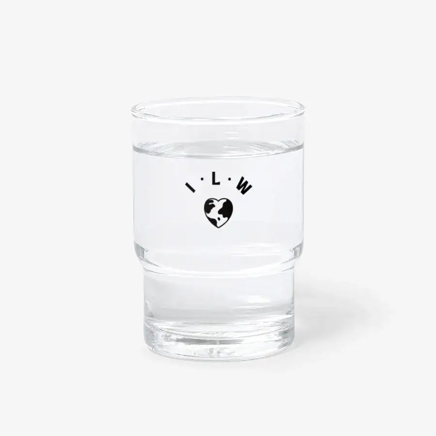 ILoveTheWorld - Stack Glass Cup - Marpple Shop - Glass Cup - Harumio