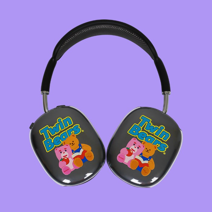 Wiggle Wiggle x Bellygom - Twin Bears AirPods Max Cover