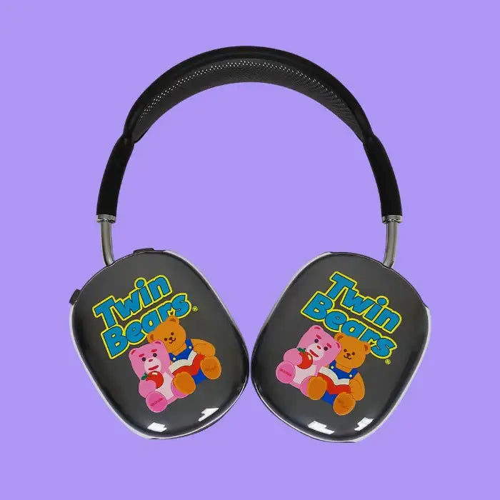 Wiggle Wiggle x Bellygom - Twin Bears AirPods Max Cover - Wiggle Wiggle - Home & Living, Accessories - Harumio
