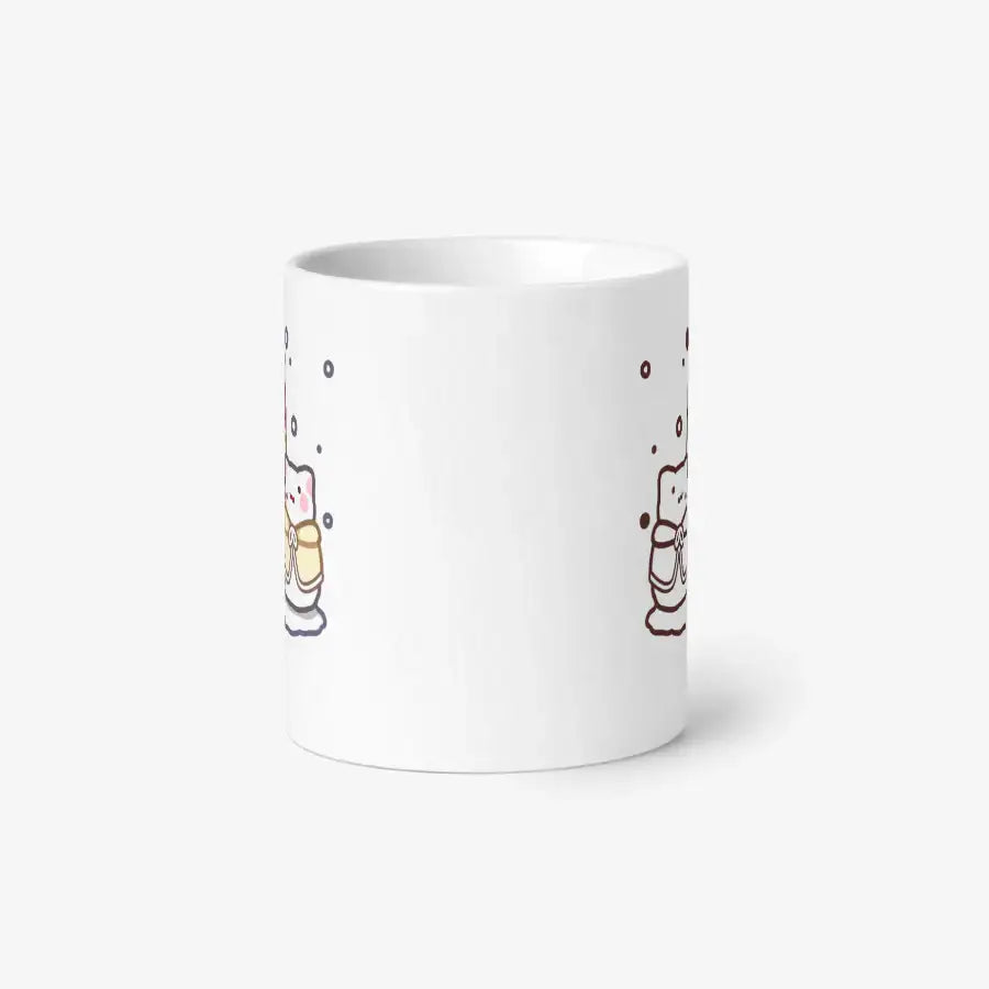 Meahri - Cream Snowman Mug - Marpple Shop - Mug - Harumio