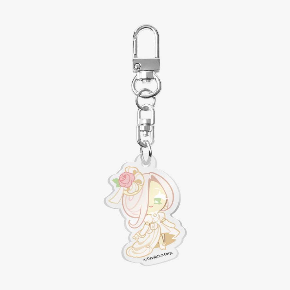 Cookie Run : Kingdom - Wedding Cake Flavor Cookie Acrylic Keyring - Cookie Run - Keyring - Harumio