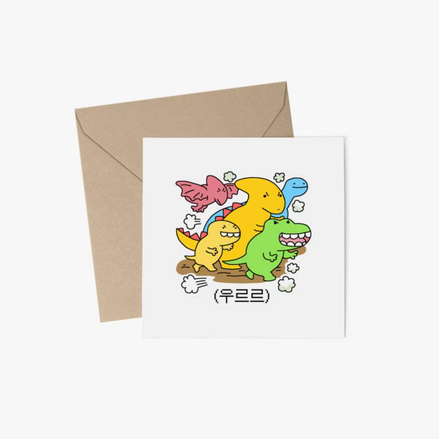 Danzi Bbb Lee - Rumble Square Postcard & Envelope Set - Marpple Shop - Postcard - Harumio