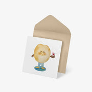 Thekong - Ptt Mini Square Folding Card - Marpple Shop - Card - Harumio