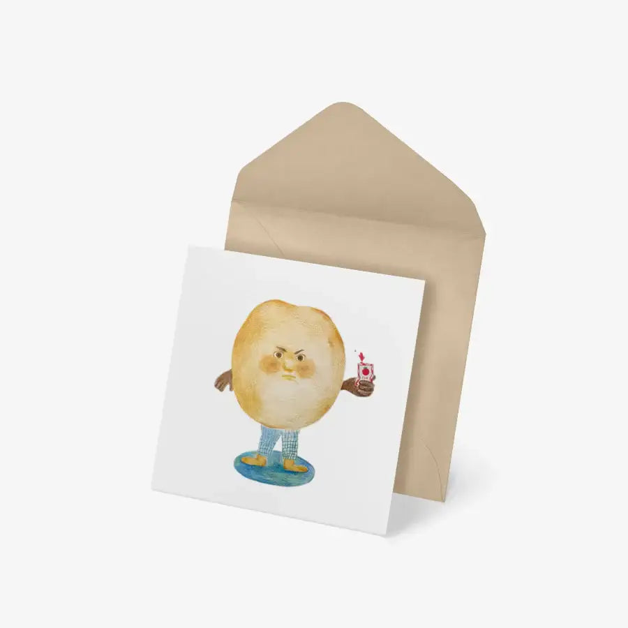 Thekong - Ptt Mini Square Folding Card - Marpple Shop - Card - Harumio