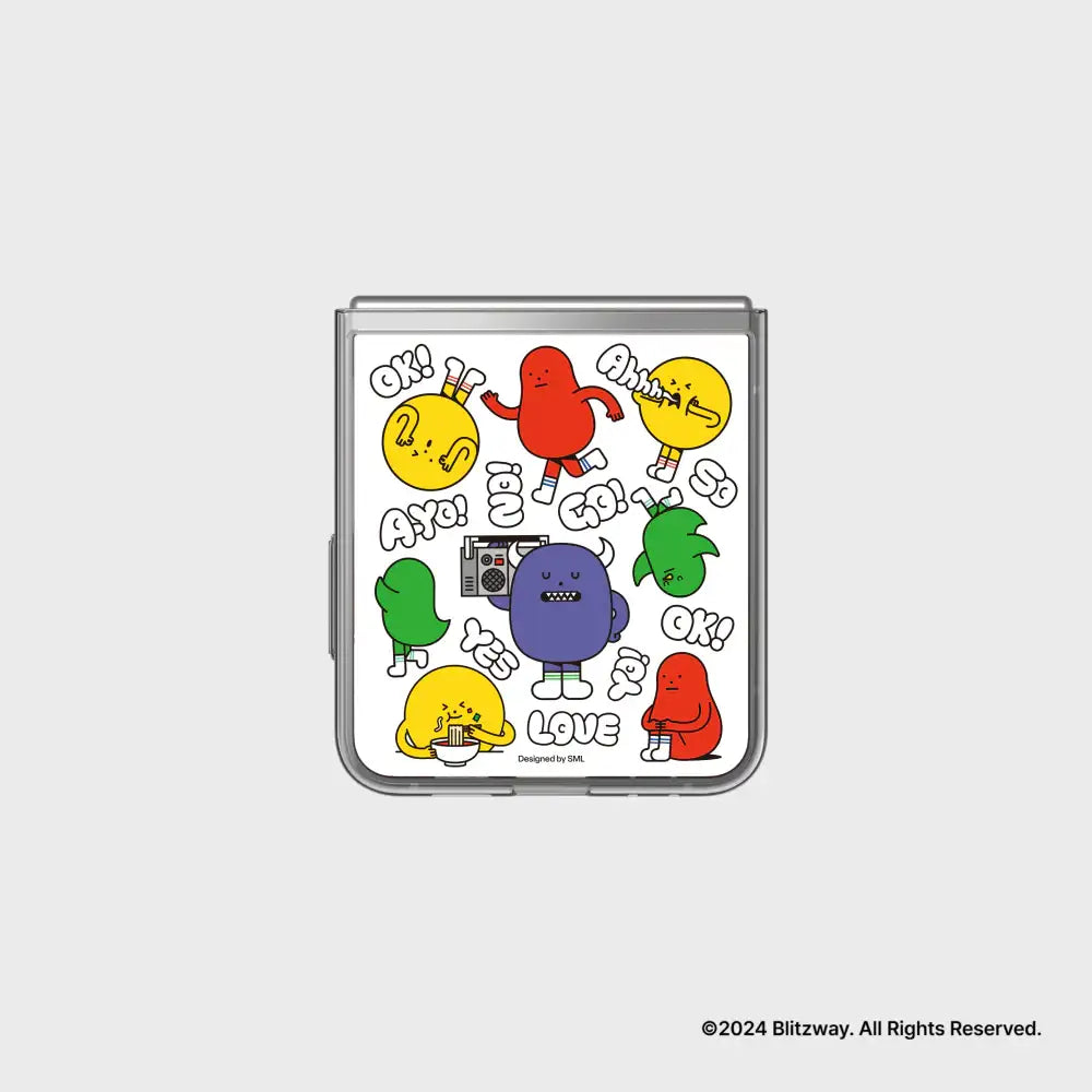SLBS - Sticky Monster Lab Friends Flip Suit Card (Galaxy Z Flip6) - SLBS - Home & Living, Accessories - Harumio