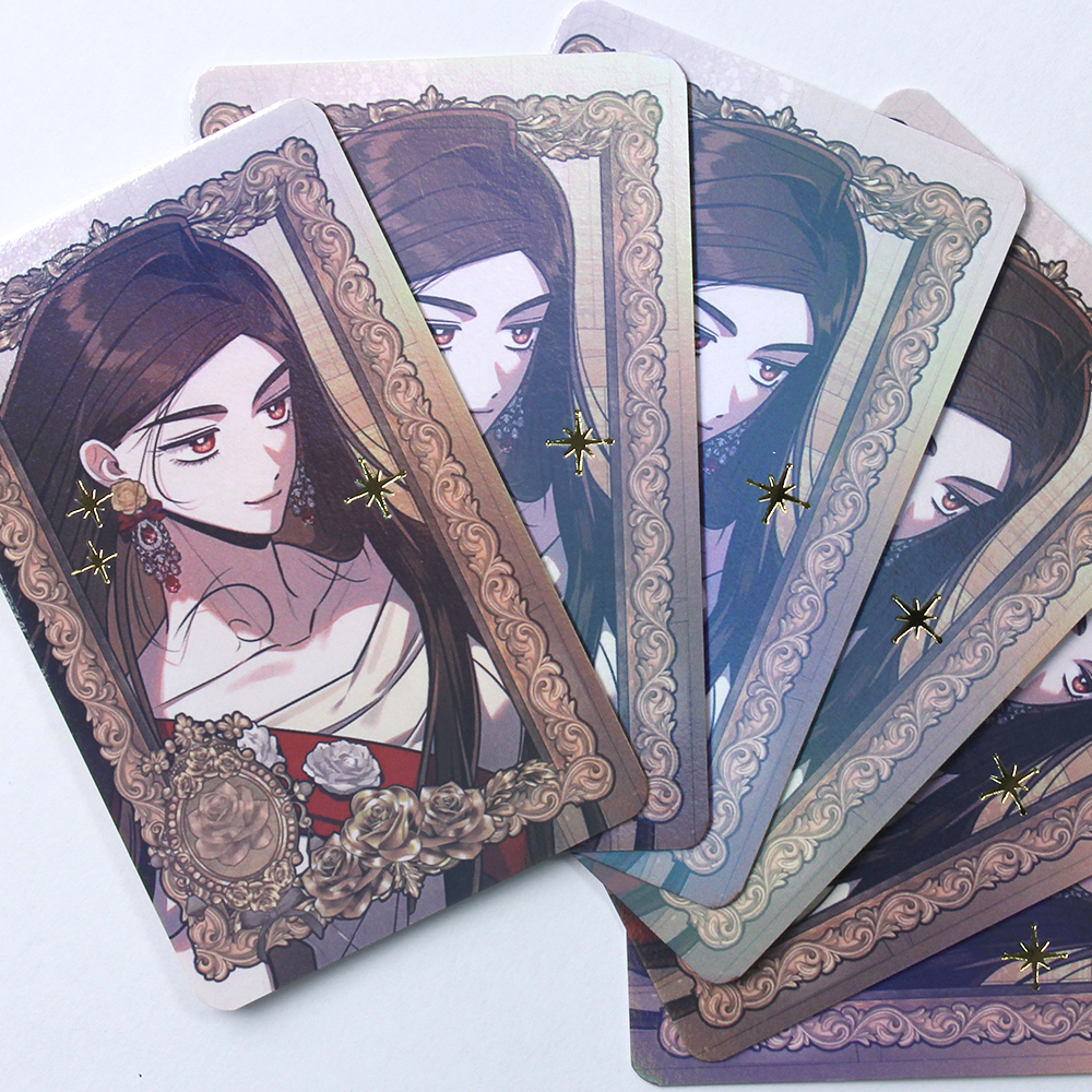 She Will Choose Me Tonight - Yeobamna Webtoon Photocard 2-Piece Set - Webtoon Shop - Photocard - Harumio