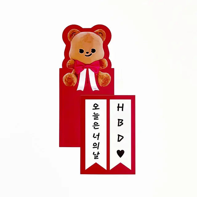 Pureureum Design - Cupid Bear Congratulation Ribbon Doll Comment Sticker - Pureureum Design - Home & Living, Accessories - Harumio