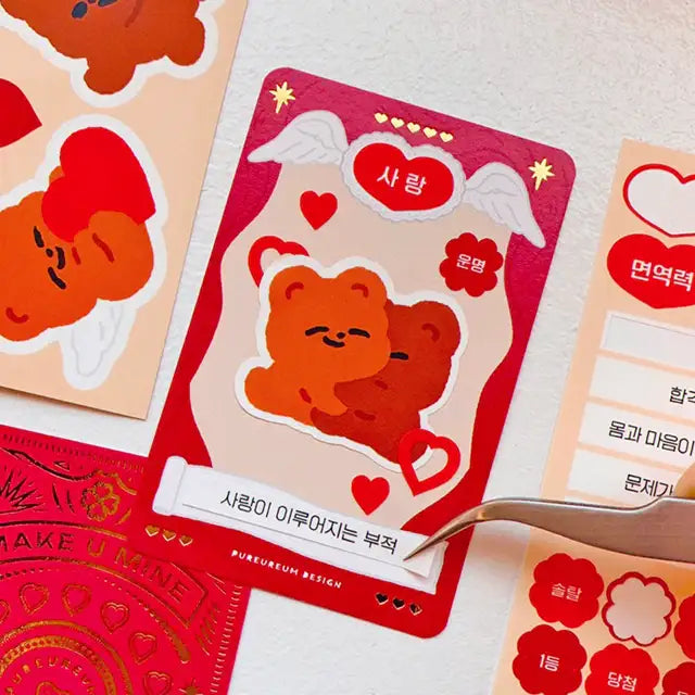 Pureureum Design - Cupid Bear Amulet Kit - Pureureum Design - Home & Living, Accessories - Harumio