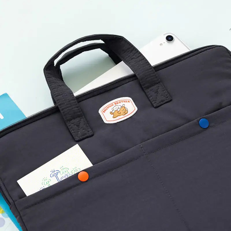 Romane - Brunch Brother Poodle Laptop Pouch – Harumio