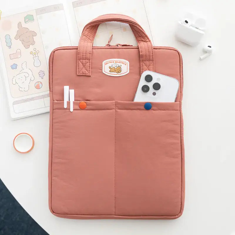 Romane - Brunch Brother Poodle iPad Pouch - Romane - Pouch - Harumio