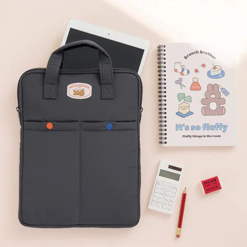 Romane - Brunch Brother Poodle iPad Pouch - Romane - Pouch - Harumio