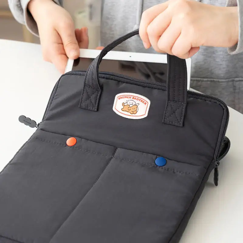 Romane - Brunch Brother Poodle iPad Pouch - Romane - Pouch - Harumio
