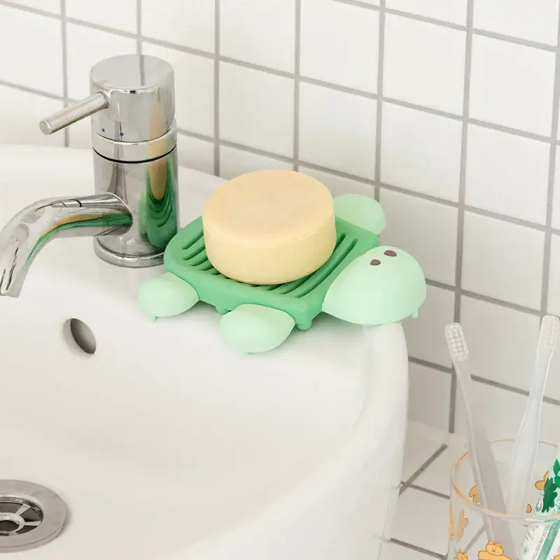 Romane - DONATDONAT Turtle Silicone Soap Tray - Romane - Soap Tray - Harumio