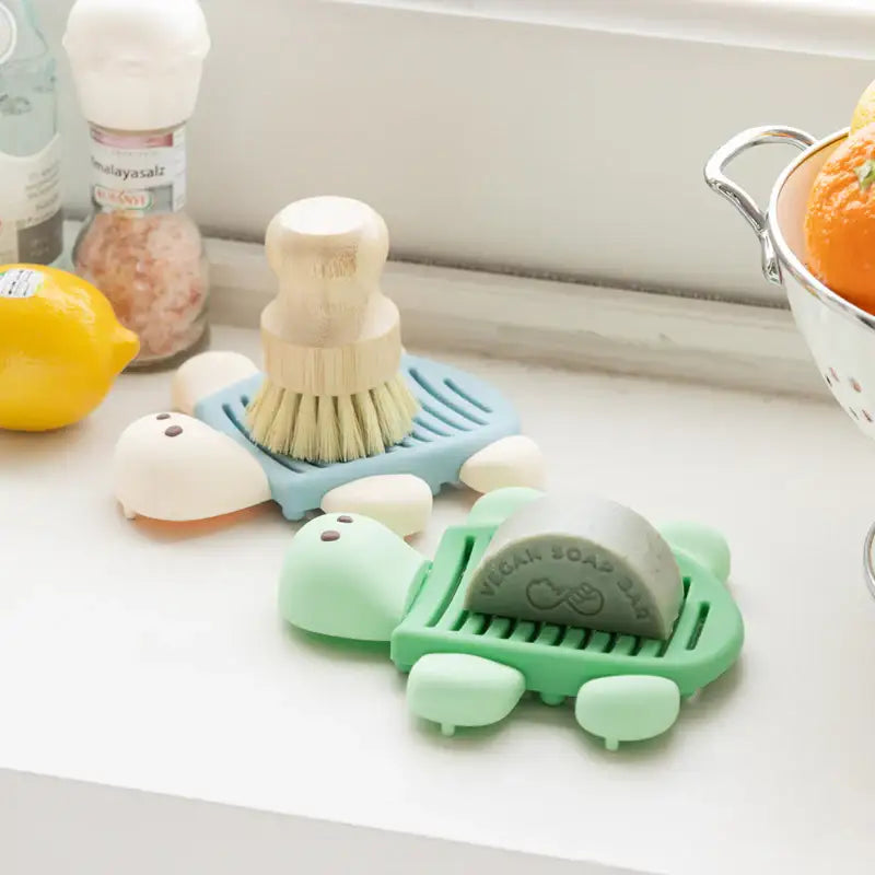 Romane - DONATDONAT Turtle Silicone Soap Tray - Romane - Soap Tray - Harumio