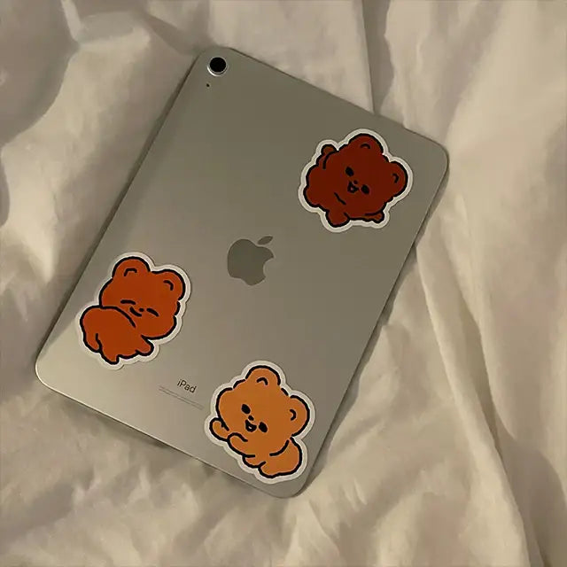 Pureureum Design - Cupid Bear Dance Engraving Sticker - Pureureum Design - Home & Living, Accessories - Harumio