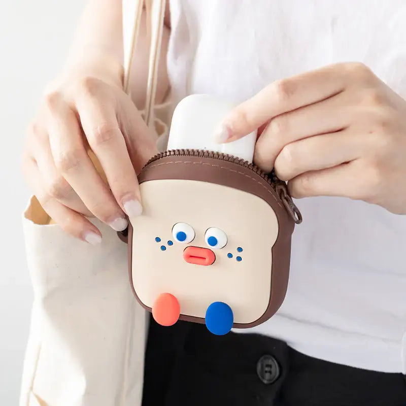 Romane - Toast Mini Silicone Pouch - Romane - Pouches - Harumio