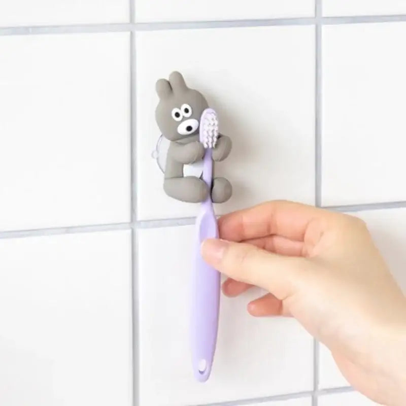 Romane - Brunch Brother Bunny & Puppy Silicone Toothbrush Holder - Romane - Toothbrush Holders - Harumio