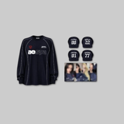 Show your support for aespa with the official SYNK COMPLaeXITY – Jersey T-Shirt Set.