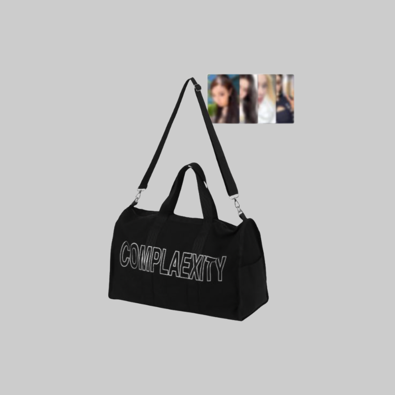 Travel in style with the official aespa: SYNK COMPLaeXITY – Travel Bag.