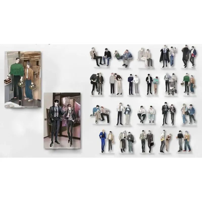 Open Company Day x LEBOM Cafe - Couple Acrylic Stand - LEBOM Cafe - Acrylic Stand - Harumio