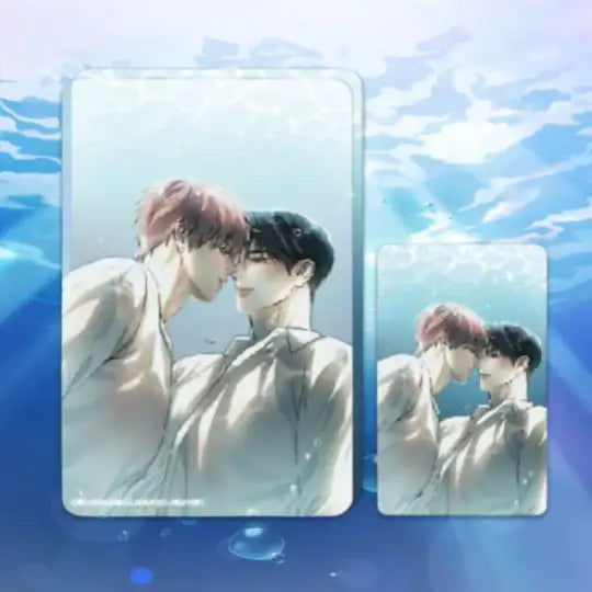 Arpeggio On Sea Surface X BeOn - Glitter Acrylic Block - BeOn Cafe - Acrylic Block - Harumio