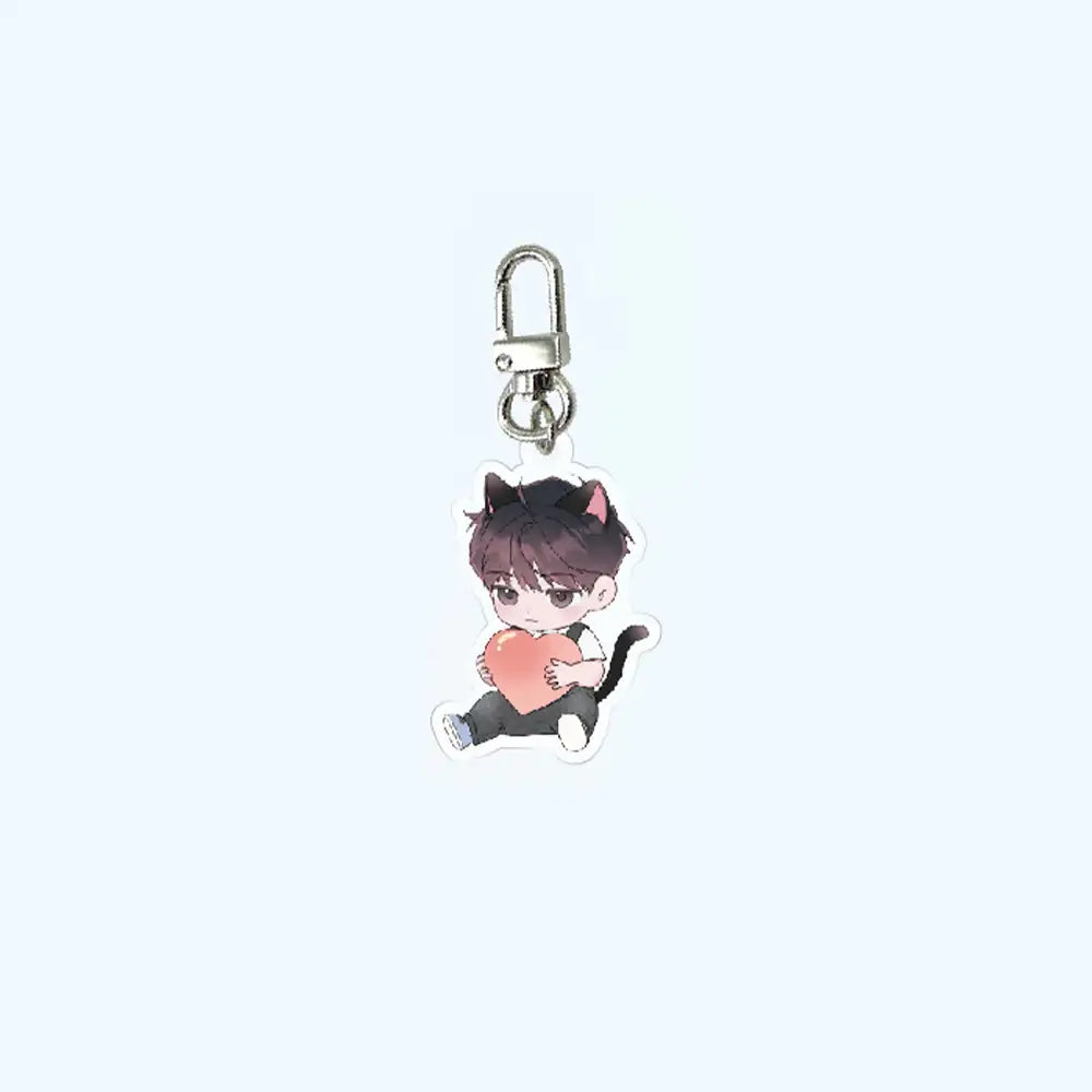 Nevermind Darling X BeOn - Acrylic Keyring - BeOn Cafe - Acrylic Key Ring - Harumio