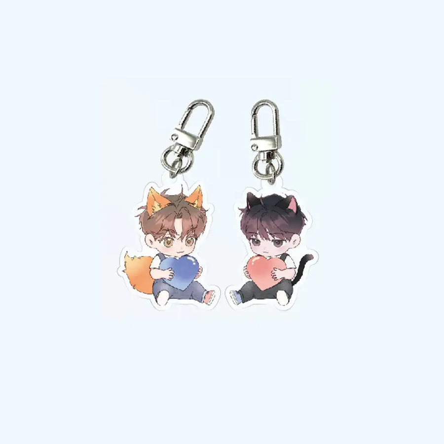 Nevermind Darling X BeOn - Acrylic Keyring - BeOn Cafe - Acrylic Key Ring - Harumio