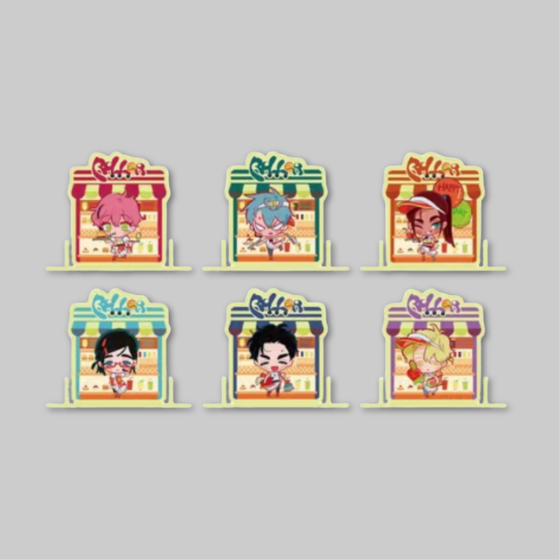 Add a playful touch to your collection with the official Alien Stage: 4th Anniversary Roller Star – SD Cup Noodle Acrylic Stand.
