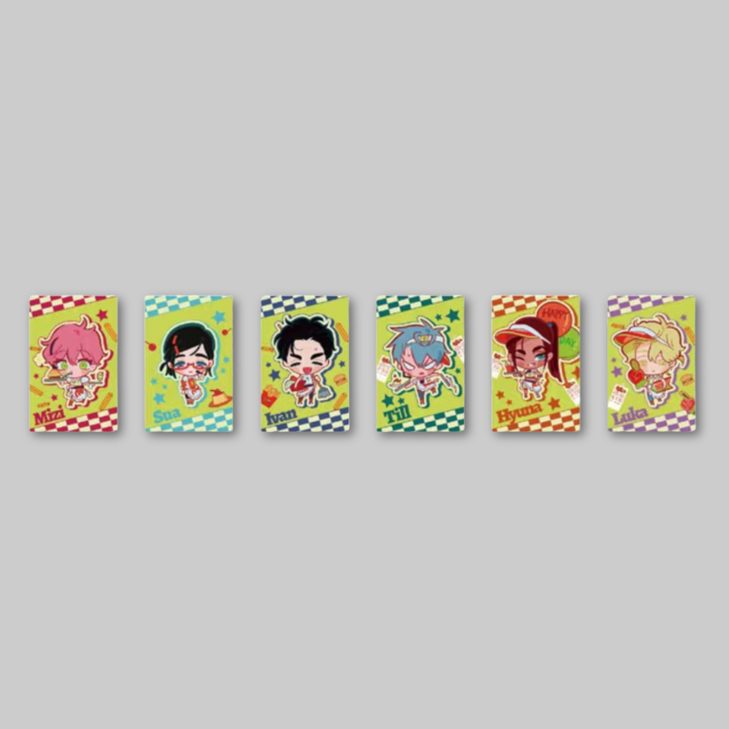 Celebrate four years of Alien Stage with the official 4th Anniversary Roller Star – SD Photocard Set.